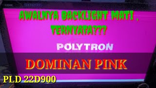 Polytron Led Tv With Pink Image