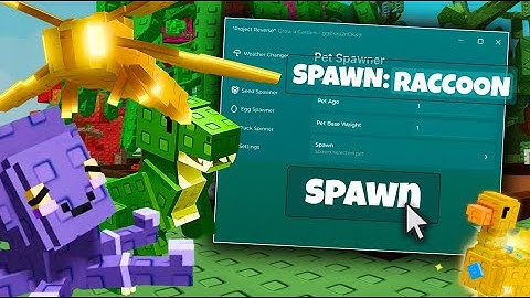 🌸 UPDATED SPAWNER PETS | EGGS | SEEDS 🌸 GROW GARDEN SCRIPT FREE KITSUNE  🌸 #roblox #growagarden