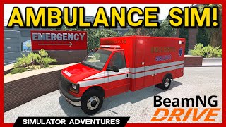 BeamNG - AMBULANCE Simulator Scenario! screenshot 5