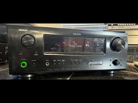 Denon AVR 1909 7 1 Channel Multizone Home Theater Receiver; Tested