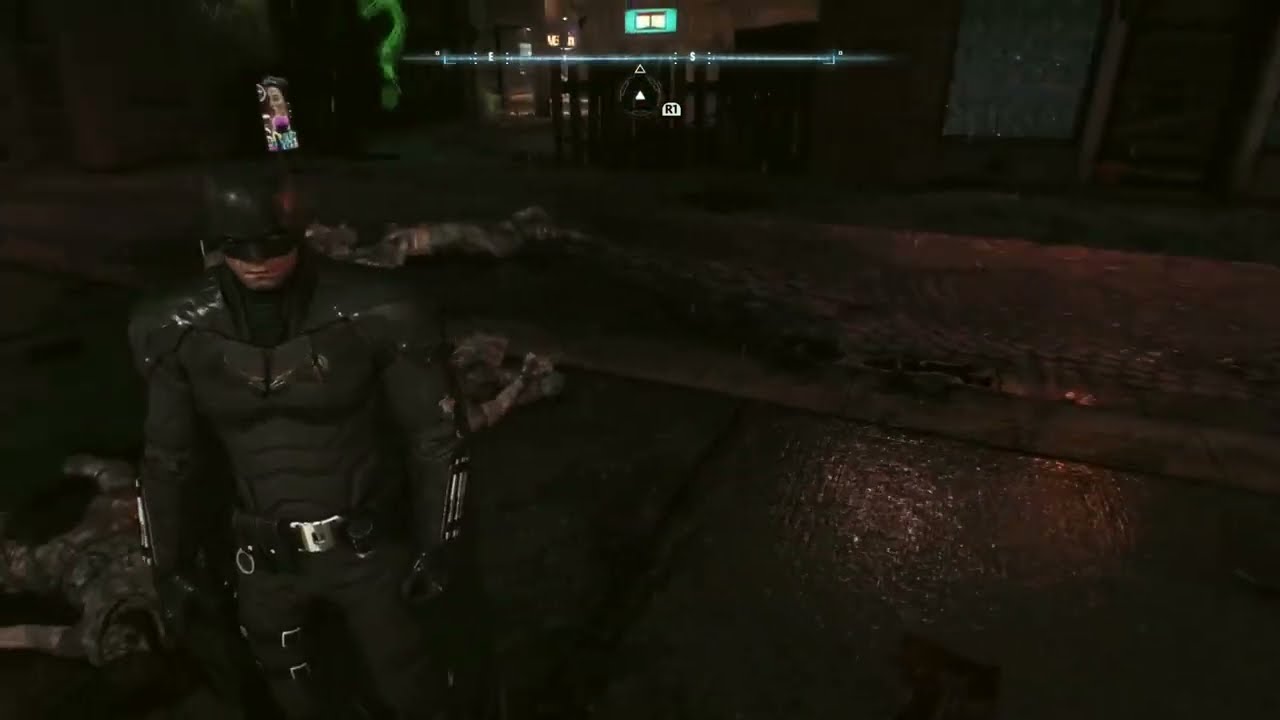 Arkham Knight - The Batman fighting thugs in alley