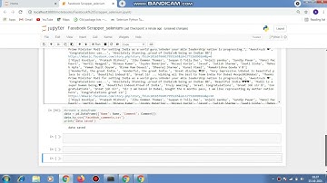 Facebook comment scrapper using python selenium