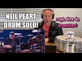 NEIL PEART DRUM SOLO - RUSH LIVE IN FRANKFURT | DRUM TEACHER REACTION (2020)