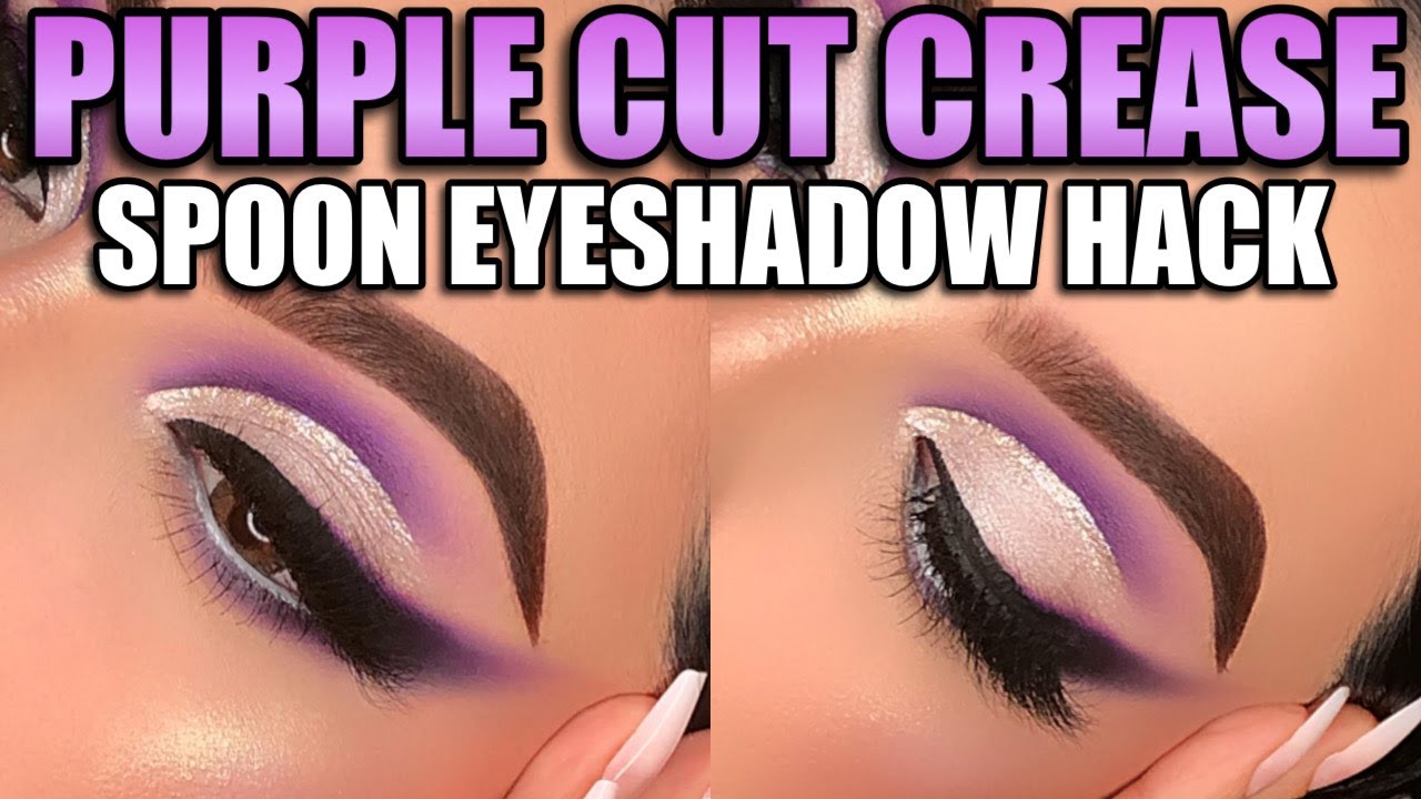 Purple Cut Crease With Graphic Liner Face of the Day – A Spoonie's Makeup  Bag