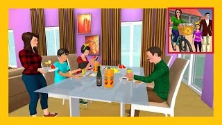 Working Mom Paper Girl  Virtual Mother Family Game screenshot 1