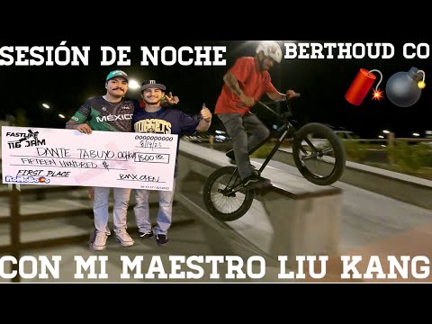 SESIÓN DE NOCHE EN UN PARQUE DE BERTHOUD 📍(BMX) 🔫