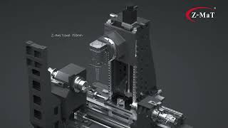 B-Swing Head 5-Axis Turn-Mill Center-Tbx63Stbx63S