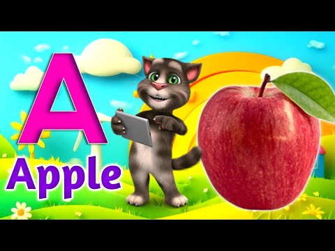 Phonics Song with TWO Words - A For Apple - ABC Alphabet Songs with Sounds for Children