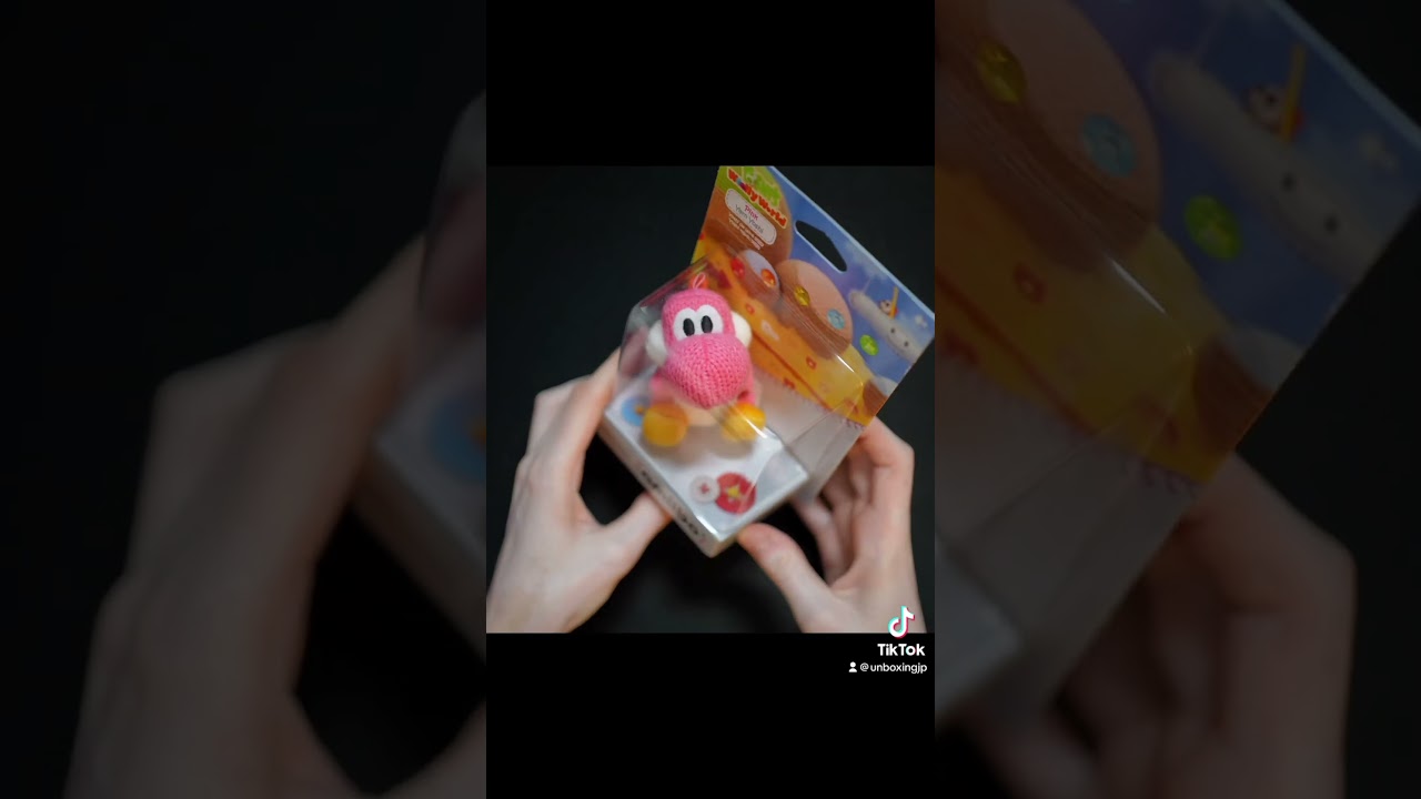 Super Cute Pink Yarn Yoshi Amiibo 