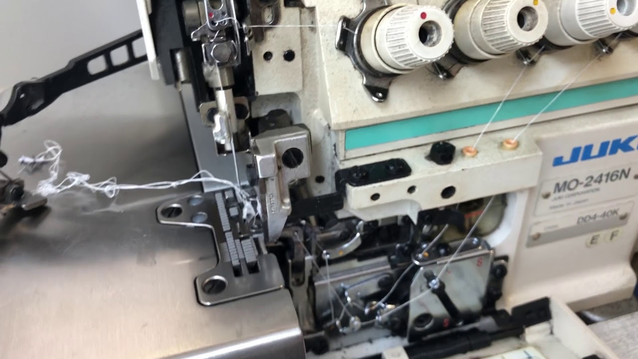 HELP!!! Juki Serger skipping stitches. YouTube