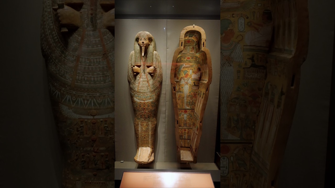 The difference between a coffin and a sarcophagus #ancientegypt #egypt #history #archeology