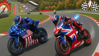  USA vs. UK: The Ultimate Motorcycle Race game! screenshot 5