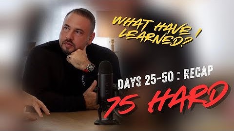"75 Hard" Challenge: What I Learned