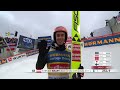 Johann A. Forfang waves Norwegian flag in Oslo | FIS Ski Jumping World Cup 23-24