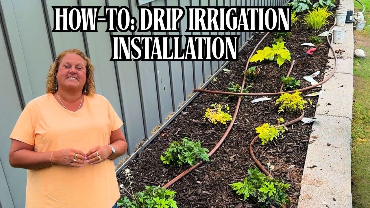How To Install Drip Irrigation In A Garden 🌱💧 | Garden Crossings ...