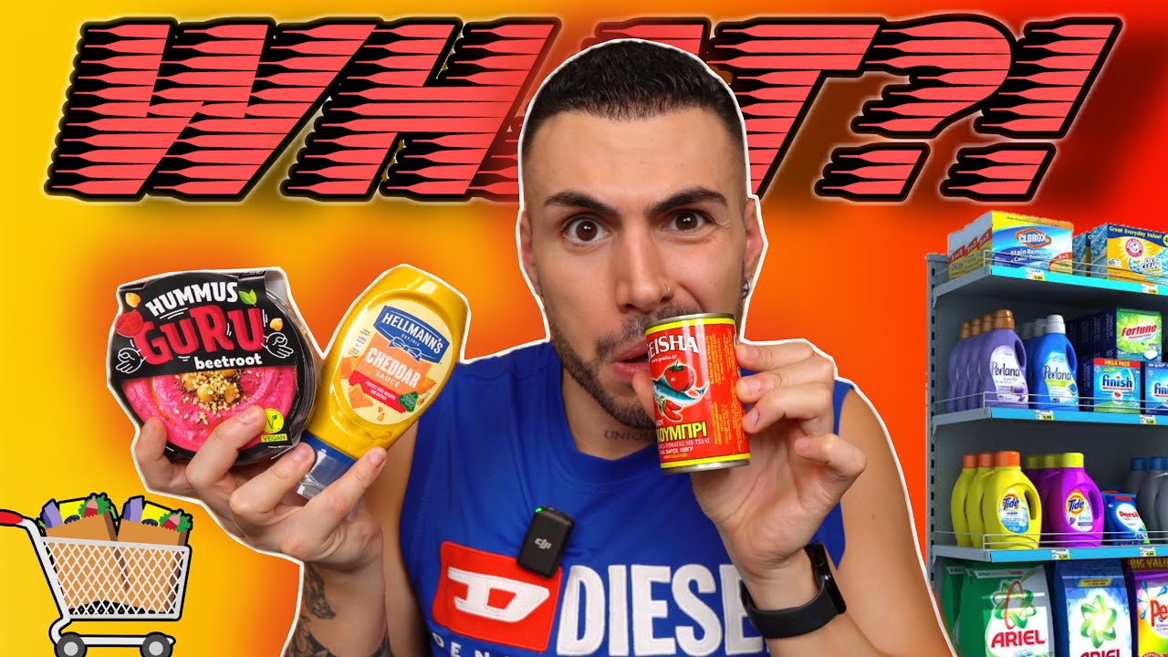 Τρώω ό,τι πιο περίεργο υπάρχει στα ράφια του Super Market | Tsede The Real
