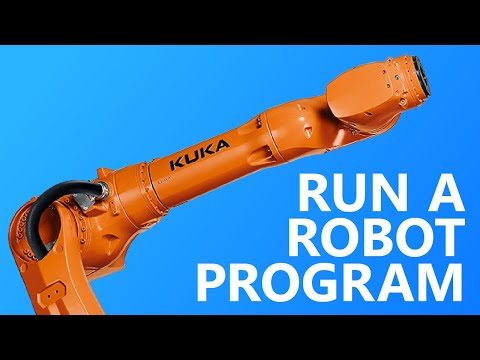 रोबोट पर KUKA रोबोट भाषा प्रोग्राम कैसे चलाएं