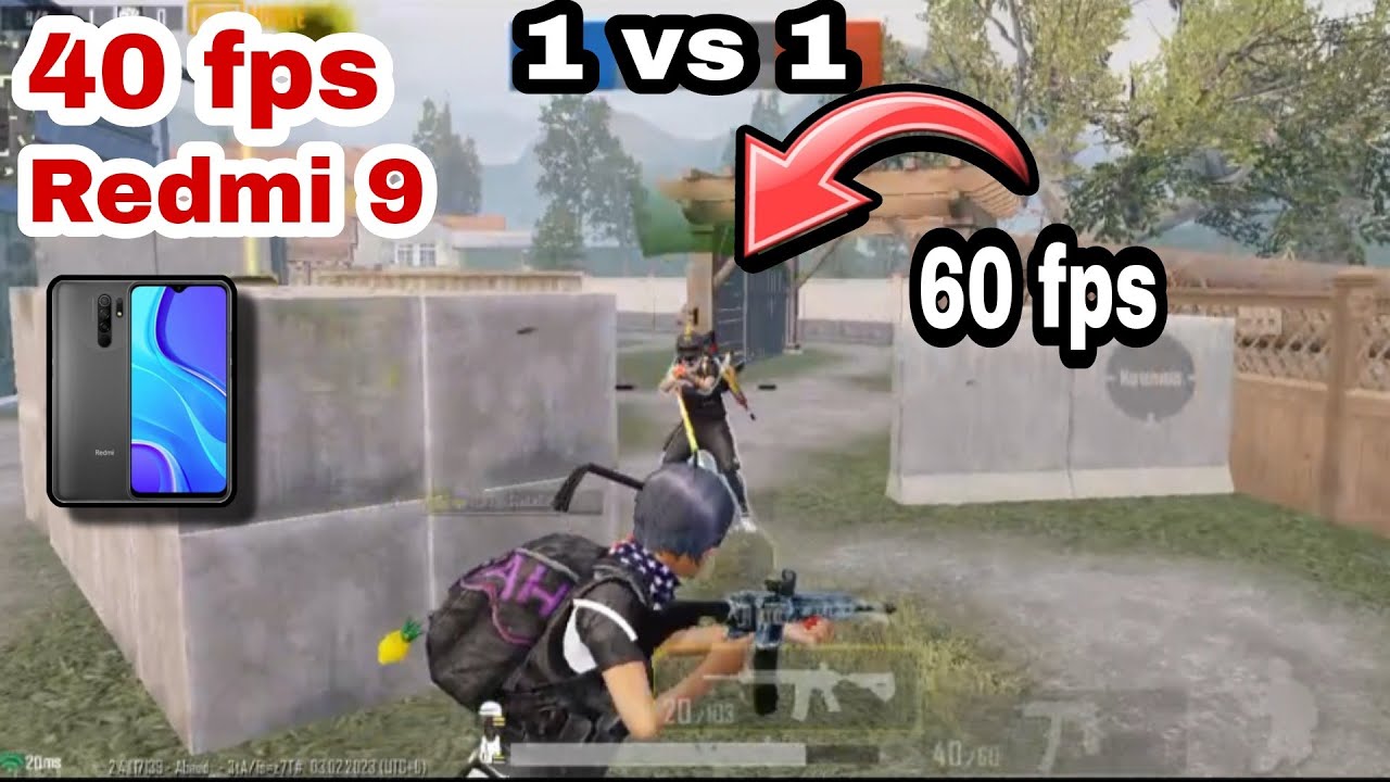 #75 40 fps vs 60 fps Pubg mobile | Redmi 9 | 40 fps - YouTube