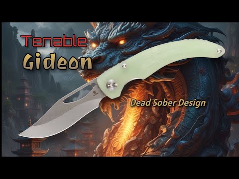 Tenable Gideon!  New Reverse Curve Trailing Point EDC/Tactical Folder!