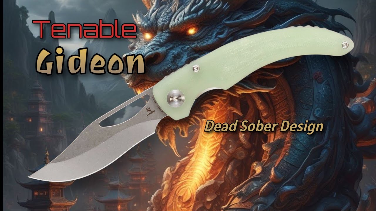 Tenable Gideon!  New Reverse Curve Trailing Point EDC/Tactical Folder!