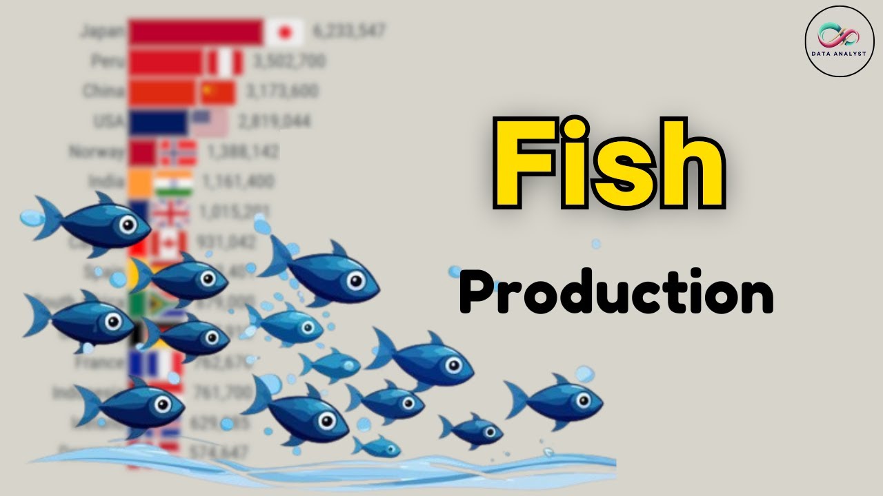 Blobal Fish Top 15 Countries Leading Global Fish Production 1960–2024 - YouTube