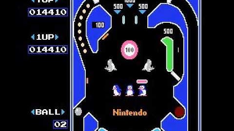 Game A and B of Pinball (FDS / Famicom Disk System) - Vizzed.com GamePlay