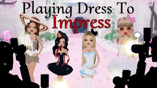 Playing Dress to Impress 🎀