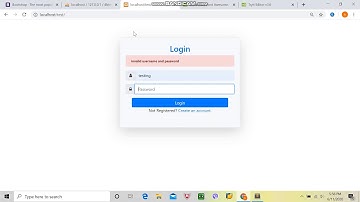 How to create Simple Login and Register using PHP, MYSQL and BOOTSTRAP. STEP[4].