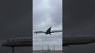 Porter Airlines Embraer E195-E2 Moody Landing #porterairlines #embraer