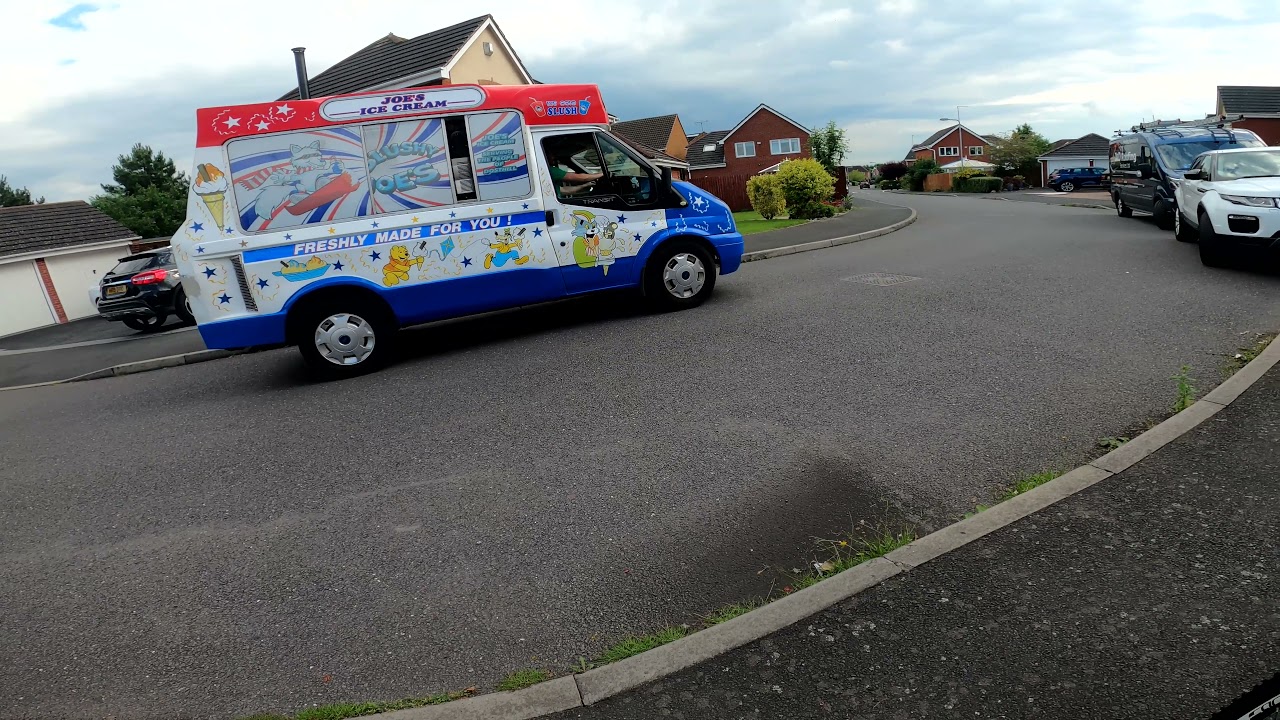 ice cream man playing teddy bears picnic on h64