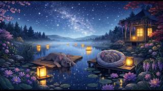 Moon Garden Calm 🌙 Dreamy Anime Piano & Harp Lo-fi for Sleep, Relax & Study screenshot 1