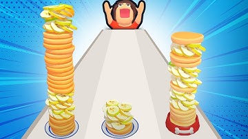 Pancake Run Gameplay All Levels iOS, Android Mobile Walkthrough Game Cake Run New Level 6, 7