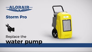 Storm Pro (new) Dehumidifier Replace the Water Pump