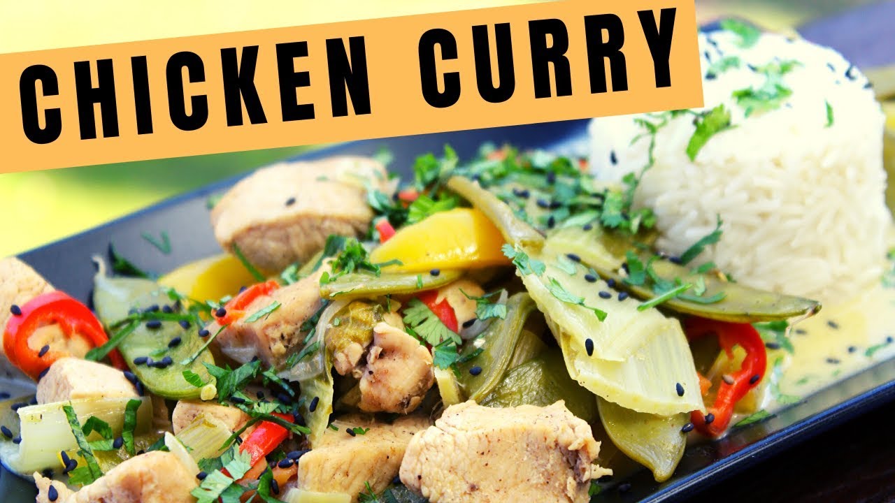 Hahnchen Curry Mit Buntem Gemuse Schneller One Pot 