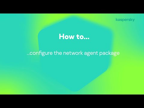 How to configure the network agent package