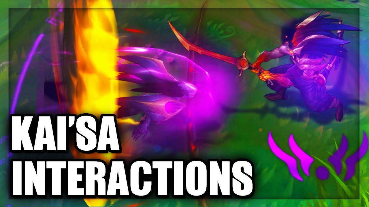 Kai'Sa Ultimate Interactions With 22 Champions Kayn Yasuo Zoe Xayah