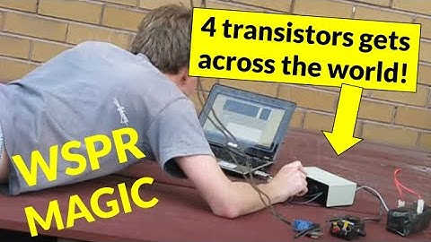 Homebrew 30m DSB WSPR transceiver under test