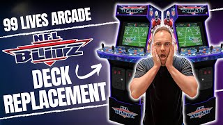 Arcade1Up NFL Blitz, 99 Lives Arcade Two Player Control Deck Mod!