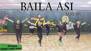 BAILA ASI | PLAY-N-SKILLZ , BECKY G , THALIA | ZUMBA CHOREO AND DANCE WORKOUT | RULYA MASRAH Resimi