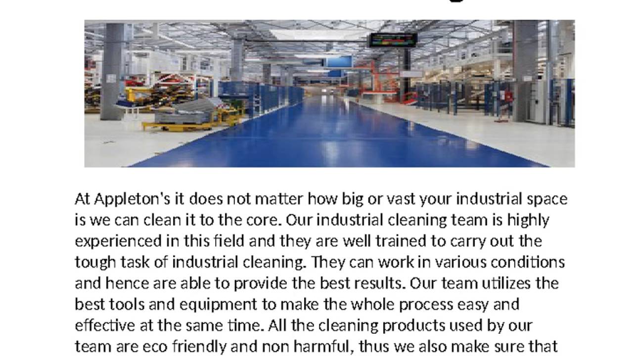 Cleaning Jobs Appleton Wi