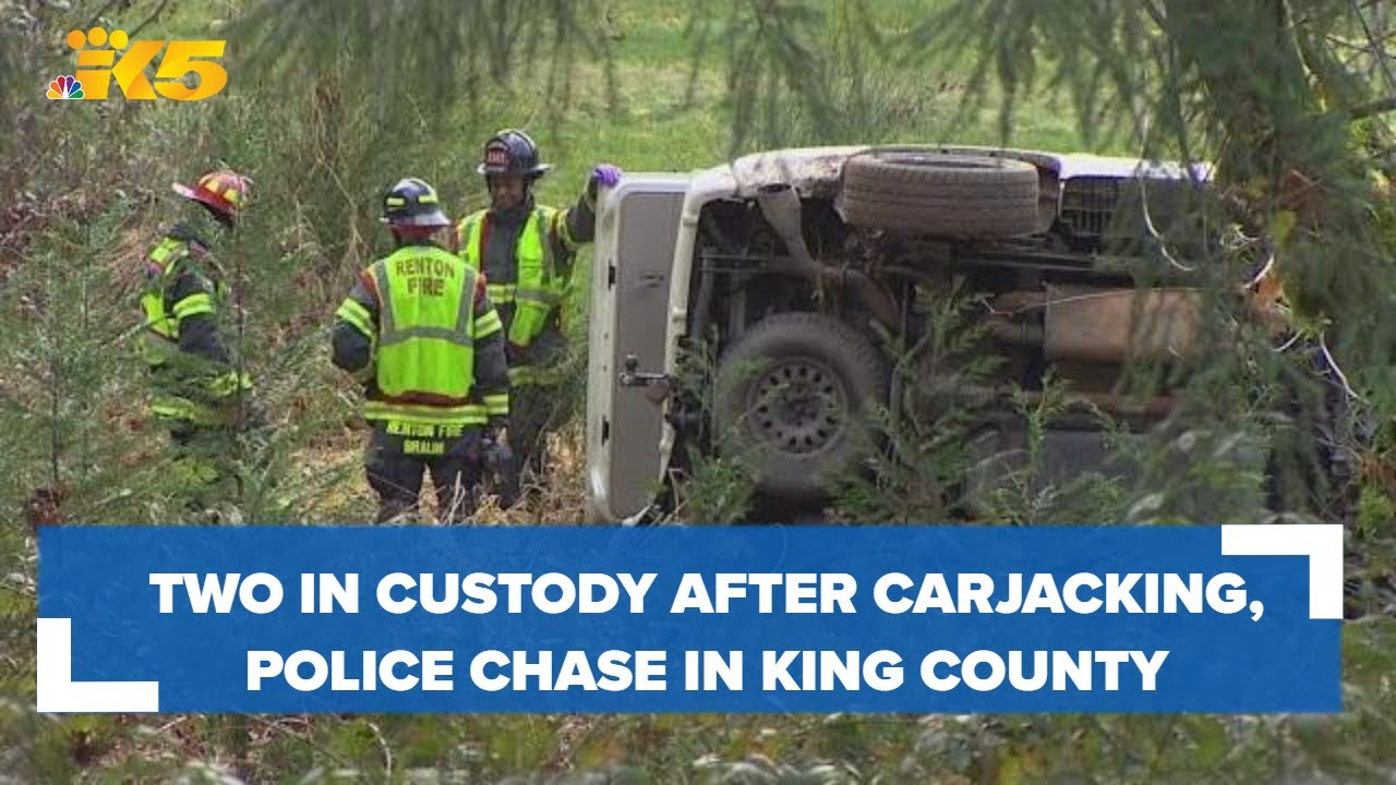 2 in custody after alleged carjacking, police chase in King County ...