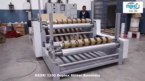 DUPLEX SLITTER REWINDER
