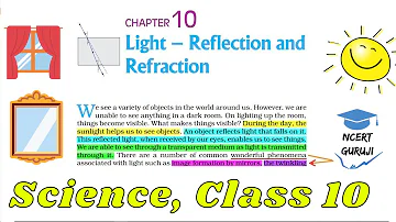 Light Reflection and Refraction Class 10 Science Chapter 10 Part 1