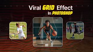 How to Create Viral Grid Effect in Photoshop | Modern Grid Photo Effect Tutorial for Everyone screenshot 3