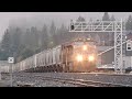 4K: FALL TRAINS OVER THE DONNER PASS (Roseville Sub) September 2025