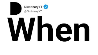 When Synonyms | Thesaurus | Similar Words 