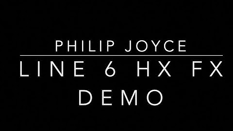 LINE 6 HX FX demo