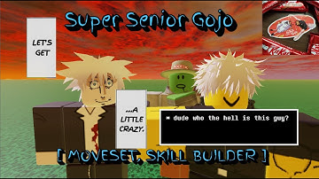 [JJS - SKILL BUILDER] Super Senior Gojo Moveset!