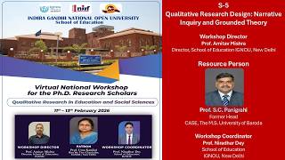 S-5 Qualitative Research Design - Narrative Inquiry and Grounded Theory