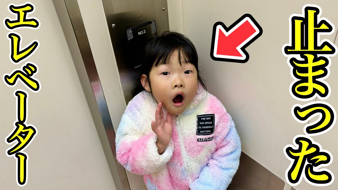 もしもエレベーターが止まったらみんなはどうしますか？？？